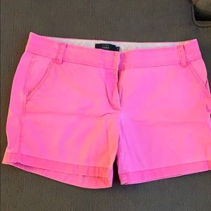 Hot Pink JCrew Chino Shorts. Size 12.